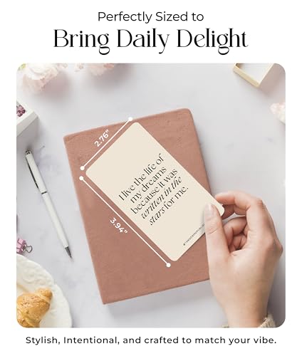 Tangobird Affirmation Cards For Women Miracle Mantras Positive Affirmartions cards 60 Daily affirmations for women for Self-Care, Love and Wealth -Gifts for women.