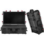 Waterproof Carry-On Hard Case, Protective Camera Case, Portable Outdoor Tool Box, with Wheels and Foam, for Electronics
