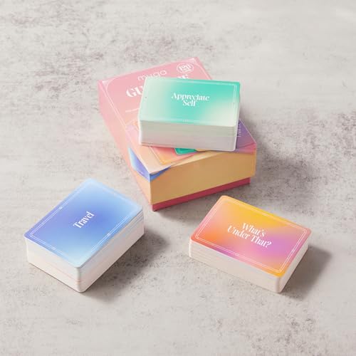 Myga Guidance Cards for Adults,120 Mindfulness Affirmation Cards for Women and Men with Daily Positive Quotes for Self Care,Relaxation,Motivation and Inspiration