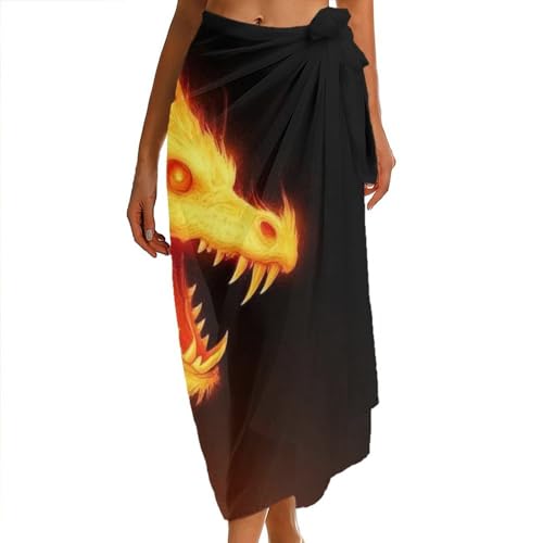 Women's Lightweight Long Scarf Thin Scarf Beach Headscarf Wimwear Bikini Wrap - color: Color642