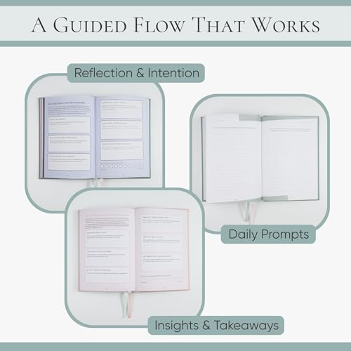 Guided Daily Journal for Women with Prompts | Self Love, Self Care, Wellness & Mindfulness for Personal Growth | 150+ Reflection Exercises for Clarity | 5 Month Undated A5 Hardcover (Green) - color: Green
