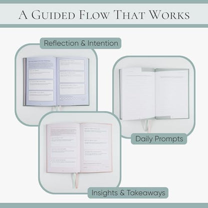 Guided Daily Journal for Women with Prompts | Self Love, Self Care, Wellness & Mindfulness for Personal Growth | 150+ Reflection Exercises for Clarity | 5 Month Undated A5 Hardcover (Green) - color: Green