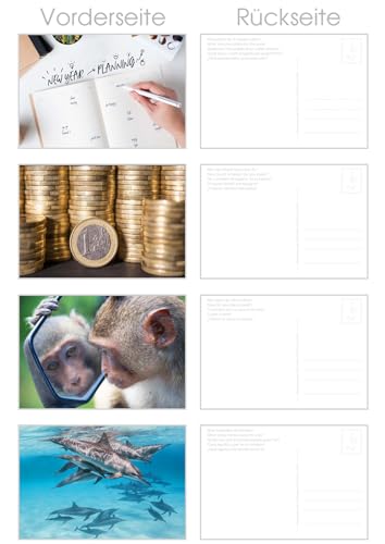 Edition Seidel Set of 50 Premium Postcards Motivational Cards Communication Training Conversation Game Coaching Tools Cards Landscapes Nature Feeling Cards Self-Mindfulness Sayings