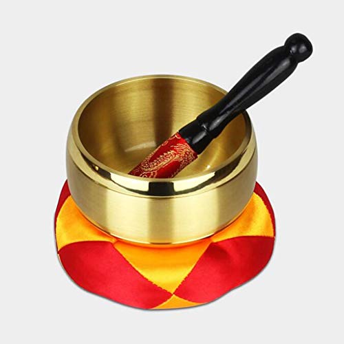 Tibetan Bowl Singing Bowl Decorative-Wall-Dishes Home Decoration Decorative Wall Dishes Tibetan Singing Bowl (Size : 15cm) ()