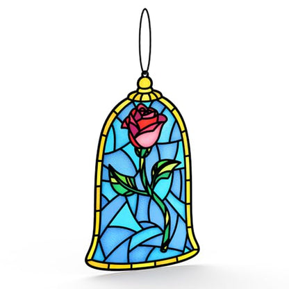 Lovepop Everyday Disney's Beauty and The Beast Suncatcher Card for Her and Him - 3D Greeting Cards for Men, Women - Tale as Old as Time - 5" x 7" Card - Blank Notecard & Envelope Included - color: Disney's Beauty and The Beast Tale as Old as Time Suncatch