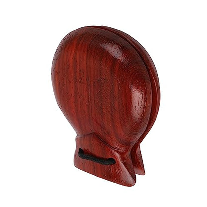 Yibuy 2PCS Mahogany Soundboard Wooden Finger Percussion Instrument for Music Learning