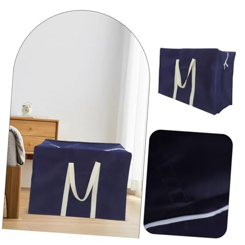 Baluue 2pcs Large-capacity Storage Bag for Moving and Packing Non-woven Fabric for Clothing Quilts and Blankets Sturdy Handles for Organizing and Transporting Essentials