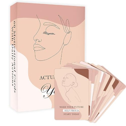 Affirmation Cards for Women, 60 Positive Daily Affirmations Cards for Self Love, Confidence & Mindfulness, Inspirational Motivational Cards, Graduation for Women