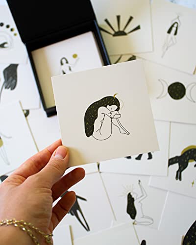 Lamare Combination Pack of Affirmation and Meditation Cards | Empower Your Mind and Soul with Affirmation and Meditation Cards - 40 Card Deck for Daily Reflection and Relaxation