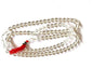 Rudraksh Mala, Natural Himalayan Genuine Original Rudraksha Rosary - style: Crystal Jaap mala 7-8MM