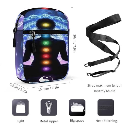 Stylish Messenger Bags Easy to Clean, Sling Backpack with Zipper, Crossbody Bag for Gym - color: Picture(345)