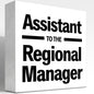 Assistance to the Regional Manager Wood Block Sign Desk Decor,Funny Humor Wooden Box Plaque Sign Desk Decor for Home Office Shelf Table Decor Decorations - style: Assistance to