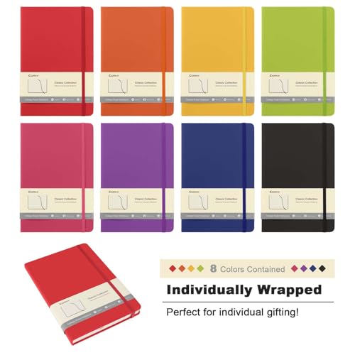 Comix Lined Journal Notebooks, Guided Daily Journal