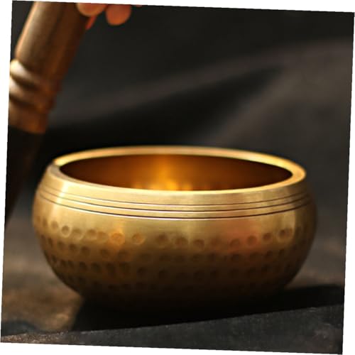 Handmade Tibetan Singing Bowl Set with Stick and Cushion for Meditation Yoga Sound Healing Feng Shui Mindfulness Portable Copper Bowls with Box for Spiritual Balance and Relaxation