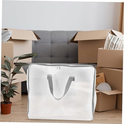 VALICLUD Pvc Polyester Storage Bag Bedding Storage Bags Handles for Closet Camping