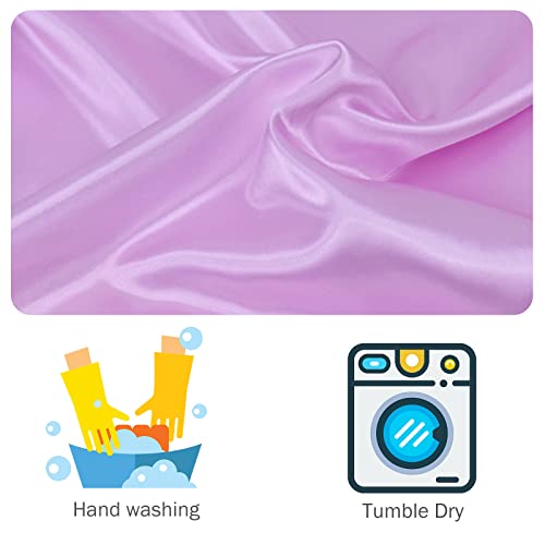2 Pack Dust Bags for Handbags Silk Dust Cover Bag for Handbags Purses Shoes, Dustproof Drawstring Bag Travel Storage Pouch (Purple) - color: Purple