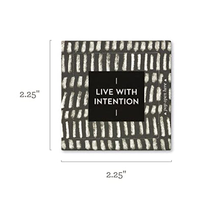 Compendium ThoughtFulls Pop-Open Cards — Live with Intention — 30 Pop-Open Cards, Each with a Different Inspiring Message Inside - color: Live with Intention, size: 2.25x2.25 inches