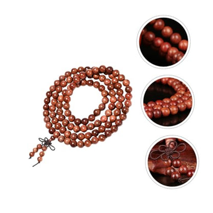 Veemoon 1Pc Wooden Bead Bracelet Chic Hand Jewelry for Daily Wear Beads Comfortable and Durable Wood Accessory