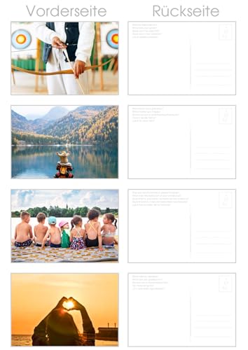 Edition Seidel Set of 50 Premium Postcards Motivational Cards Communication Training Conversation Game Coaching Tools Cards Landscapes Nature Feeling Cards Self-Mindfulness Sayings