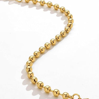 3mm Diamond Classic Tennis Bracelet for Women Dainty, Gold Jesus Cross Bracelets Trendy, 14K Gold Plated Heart/Evil Eye/Pearl/Starfish & Seashell Charm Bracelets for Women Bulk - style: Beaded-Gold