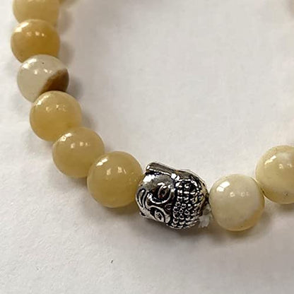 VIE Buddha Bracelet - style: Yellow Calcite