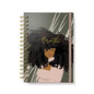 Designer Greetings, Designer Papers Flex Cover Journal with Elastic Band, Curly Queen - 320 Pages (6” x 8.25”) - Back-to-School Supplies, Creative Writing, Personal Notes - style: Curly Queen