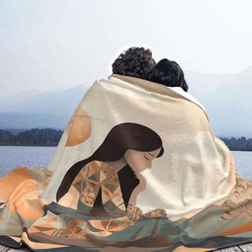 Ultra-Soft Micro Fleece Blanket Lightweight Flannel Fuzzy Blanket Meditation Throw Blanket 50"x40" Warm Cozy Plush Blanket Air Conditioning Quilt Large Fleece Blanket for Bed Couch Sofa - size: 50"x40"