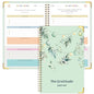 The Gratitude Journal for Women & Men, Hardcover Spiral 5 Minute Daily Gratitude Journal for More Happiness, Optimism, Affirmation & Reflection with Prompts & Quotes, Undated Daily Journals(93 pages / 3 months supply) Gifts - color: Green