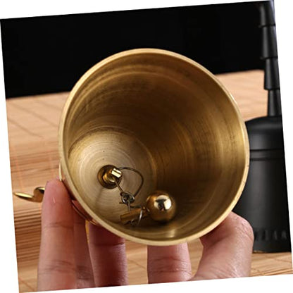 Spiritual Bell Handbell Instrument Buddhism Decor Bells Polished Surface