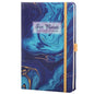 Five Minute Self Care Journal - Dark Blue Marble - style: Dark Blue Marble