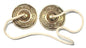 Tibetan Manjeera Tingsha Meditation Bell, Chime Bells, Cymbals, Buddhist Meditation, Yoga Bell Chimes small, auspicious symbol (Manjeera-08) - size: Manjeera-08