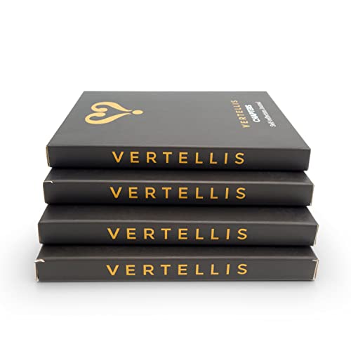 Vertellis Chapters Gift Box - 3-in-1 Gratitude & Mindfulness Journal for Women & Men - 13 Week Self Care (4 Pack) - Affirmation, Inspirational Writing Notebook & Guided Diary