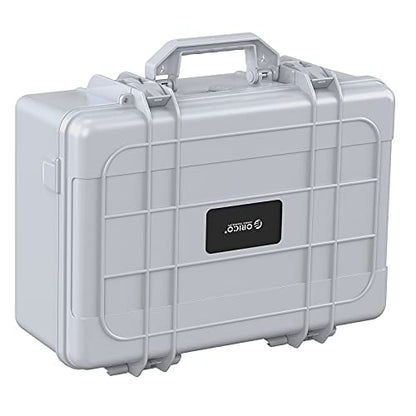 ORICO Hard Drive Case 3.5inch 20-Bay HDD/SSD Multi-Protection Storage Suitcase with Foam Hard Case Shockproof Anti-Static MoistureProof Carrying Box-PSC L20