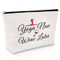 Sfodiary Yoga Lover Gifts for Women Makeup Bag Gift for Yoga Instructor Meditation Present for Sister Friends Birthday Christmas Graduation Present Novelty Zipper Cosmetic Travel Pouch