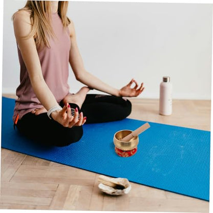 Singing Bowl Set Complete Meditation Kit with Cushion Mallet Pouch for Yoga Mindfulness Relaxation Vintage Sound Bowls for Calming Acoustics and Spiritual Practices