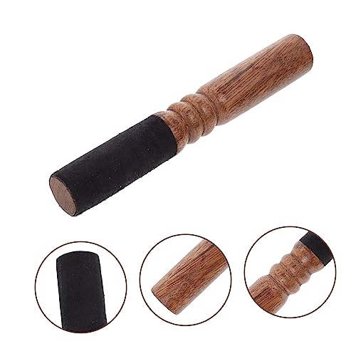 Vaguelly Nepalese Handmade Meditation Sound Bowl Stick Wooden Mallet for Singing Bowls Lightweight Compact Rod for Yoga Meditation Healing Music Instruments Sandalwood Accessory