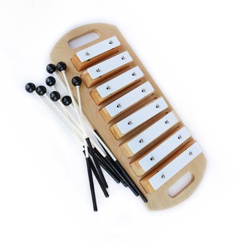 Large 8 Tone Brick Metal Soundboard Box Base Glockenspiel Percussion Instrument Glockenspiel Percussion Instrument