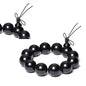 Wooden Prayer Bead Bracelets Traditional Buddhist Mala Bracelet,1pc/pack - size: Dia.18X13mm, style: HeiTanJG