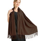 Ciormis Pashmina Scarf for Women, Soft Pashminas Shawls and Wraps for Evening Dresses, Wedding Bride Bridesmaid Shawls Scarf - color: M# Coffee