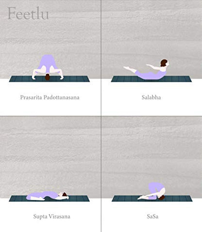 Foldable Yoga Exercise Mat – Lightweight, Anti-Slip, and Easy to Store for Yoga, Pilates, Home Workouts, and Floor Exercises