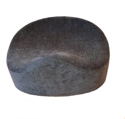 Gumdrop Meditation Seat Cushion, Round, Gray