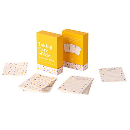 WORLD TRAVELER Eccolo Mindfulness Cards for Self Care and Stress Relief, Taking Care of Me, Deck of 60 Questions Cards with Prompts to Stay Grounded, Grateful, and Reflect, Gift Box Design