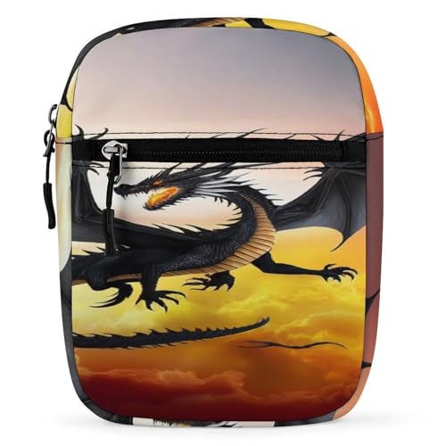 Stylish Messenger Bags Easy to Clean, Sling Backpack with Zipper, Crossbody Bag for Gym - color: Picture(343)