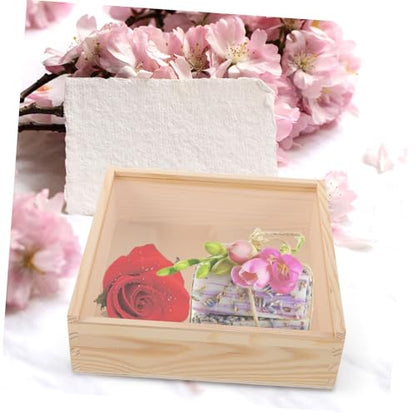 Acrylic Storage Box Sliding Lid Multi-functional Organizer for Jewelry and Trinkets Sturdy Acrylic Lid Suitable for Home and Office Use