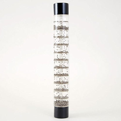 Bits and Pieces - Rain Fall Stick-Listen to Natural Sound of Rainfall and Watch Metal Balls Fall in Clear Acrylic Rain Stick - Music Rainstick