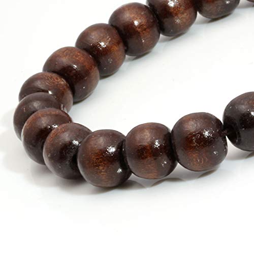 Wooden Stretch Bracelet Wood Beads Bracelets for Men Women Prayer Meditaiton Bracelet