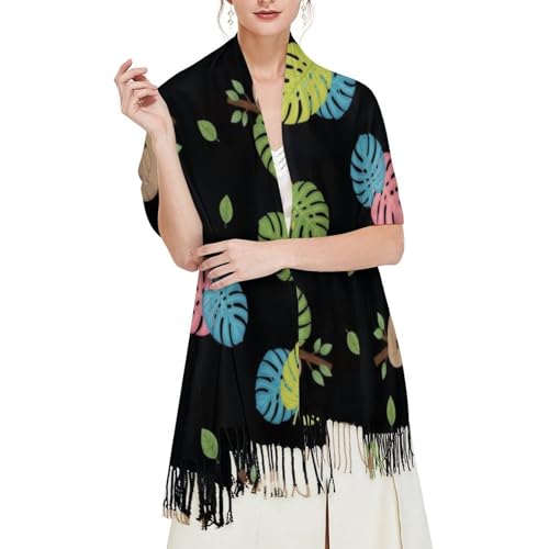 Ladies Warm Autumn Scarf Pashmina Wraps Shawl Winter Cozy - color: Picture (371)