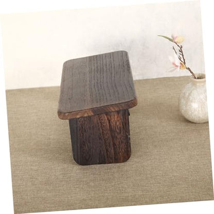 Wooden Meditation Bench for Yoga Headstand Small Stool Zen Stool for Adults
