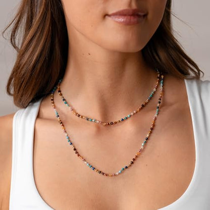 Lotus and Luna 3MM Necklace - size: Extended 20''-22'', style: Master Healer (Gold)