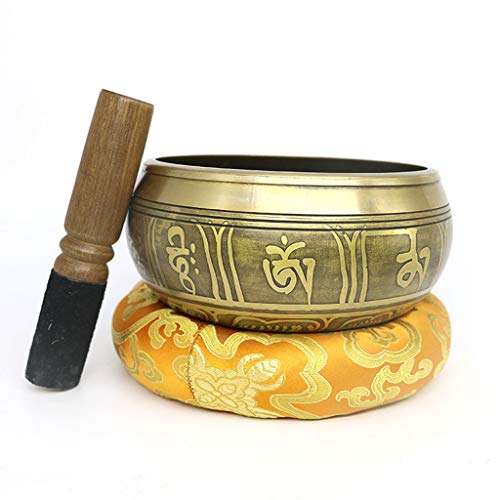 Nepal Handmade Buddha Tibet Bowl Bowl Ritual Music Therapy Copper Copper Singing Bowl